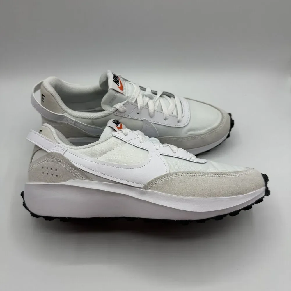 Nike Waffle Debut Shoes Womens White Black Size 10